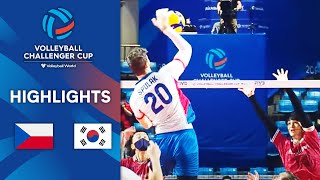 🇨🇿 CZE vs. 🇰🇷 KOR - Highlights Week 3 | Men's Challenger Cup  2022