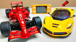 RC High Speed Formula 1 Racing Car Vs RC Ferrari Car Unboxing - Chatpat toy tv