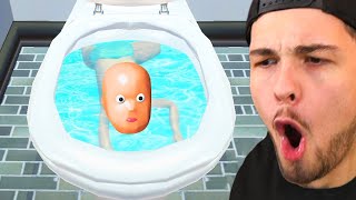 Mein BABY die TOILETTE RUNTERSPÜLEN! (Vater Simulator)