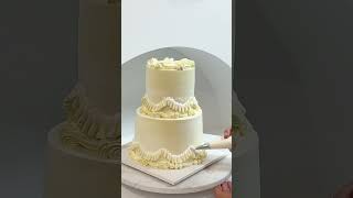 【蛋糕教程】復古蛋糕教程來啦 有人想要畫布教程嗎How To Make Cake Decorating Tutorials for Beginners#蛋糕 #shorts