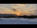 chiharu’s niseko life winter 20 21 5 美しい夕焼けで癒されてください…