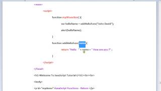 HOW TO RETURN A STRING IN JAVASCRIPT METHOD DEMO