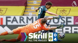 Beautiful Rodrigo double seals four-goal thrashing | All The Angles | Burnley 0-4 Leeds United