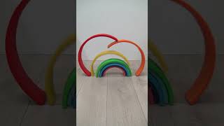 Amazing Wooden Rainbow Toys Reverse video