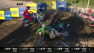 Mel Pocock crash - EMX250 Race 1- Russia 2018