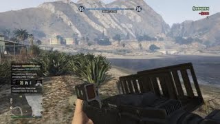 Spawn Killing A Noob After Destroying His Cargo - Grand Theft Auto V Online