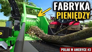 Czy ZRĘBKI, to najlepszy sposób na DUŻE PIENIĄDZE w Farming Simulator 25 🤑🔥 Polak w Ameryce #3