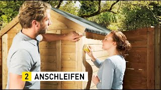 Produktvideo für Akzo Nobel, Xyladecor Holzschutz-Lasur - Gartenhaus