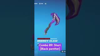 Combo 89 Shuri (black panther) #music #fortnite #fortnitecombos #combo #marvel