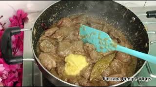 Kaleji Fry Masaledar Soft Recipe || Mutton Kalej🔥|| Mutton Liver Masala Recipe💯 Farzanarecipevlogs