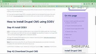 Install Drupal CMS with DDEV in Windows | D4Drupal
