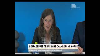 Përfaqësues të Bashkisë Chambery në Korçë