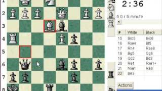 Chess World.net presents Blitz #432 vs FM Dorobanov (2230) French: Tarrasch, Guimard main line