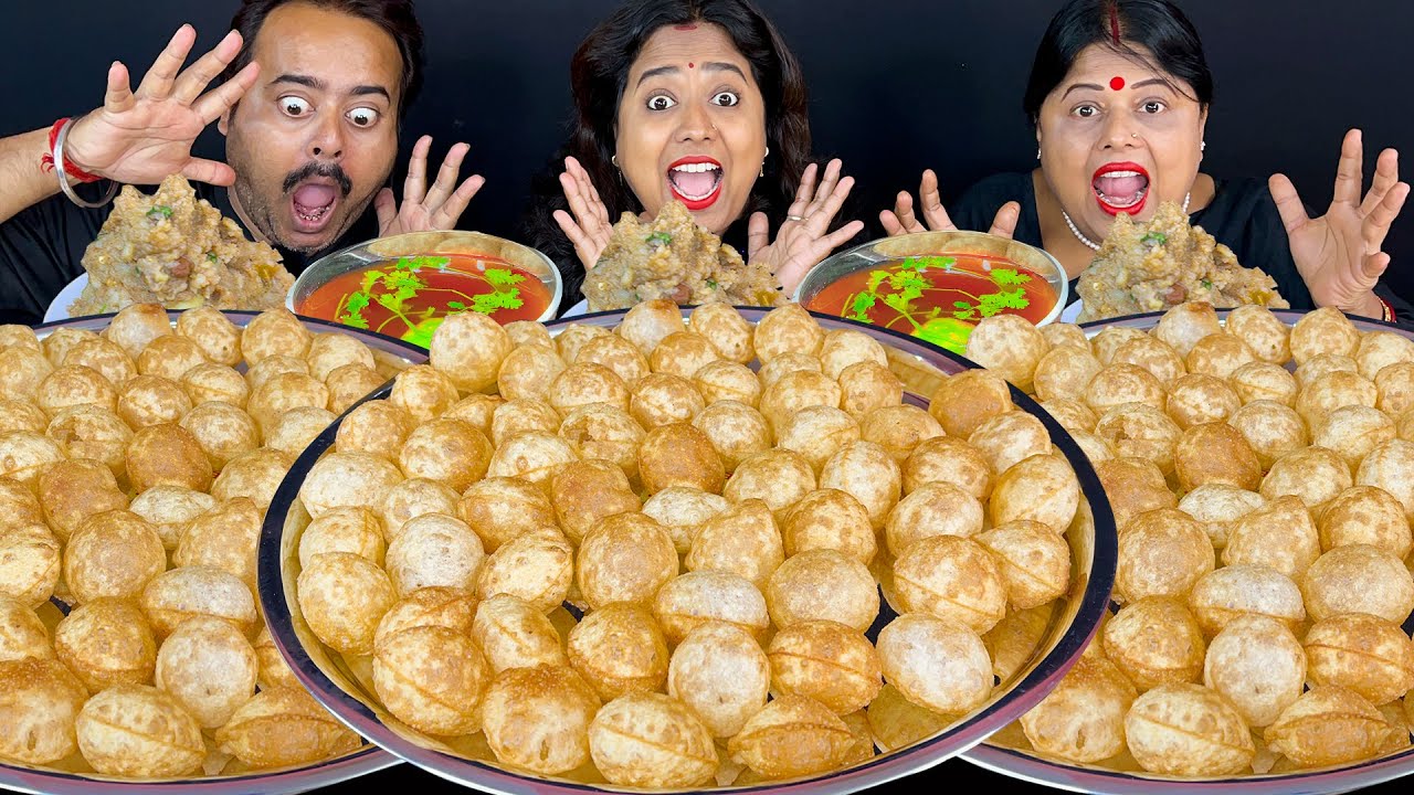 Fuchka Eating Challenge Pani Puri Golgappa Eating Competition Youtube