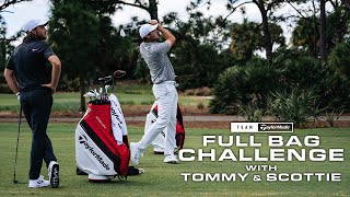 Scottie Scheffler VS. Tommy Fleetwood Full Bag Challenge | TaylorMade Golf