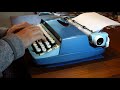 1973 Smith-Corona Sterling typewriter demo