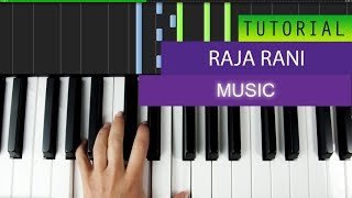 Raja Rani Movie Music Piano Tutorial