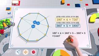 [이유를 보여주는 수학] - n각형 내각의 크기의 합