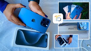 iPhone 15 Pro Max 512GB Blue Titanium Unboxing 📱 #iphone15promax