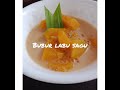 Dapur mama IZ: bubur labu dan sagu