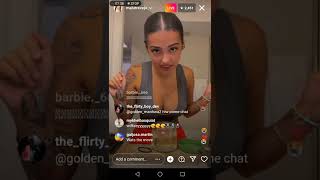 Malu Trevejo Instagram Live 08/14/22