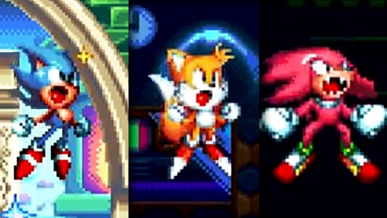 Hyper Knuckles And Super Tails