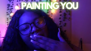 ASMR - You WILL  fall asleep FAST | Spit Painting you to Sleep (Personal Attention + Mouth Sounds)