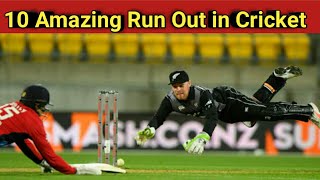 Top 10 Best Amazing Run out in Cricket History ipl highlights