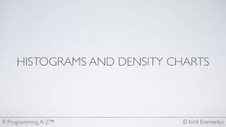 Histograms and density charts