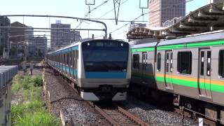 京浜東北・高崎線E233系さいたま新都心発着/JR E233 Series at Saitama-Shintoshin Station/2014.06.13