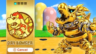 What Happens when you play Golden Dry Bowser in Super Mario 3D World + Bowser's Fury?