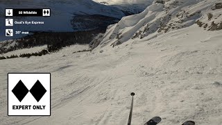 South Side Chutes: Wildslide - Sunshine Village [4K]