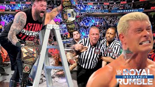 WWE 18 January 2025 Kevin Owens Vs Cody Rhodes Champion Vs Champion Ladder Match Full Highlights