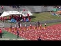 2015 岩手県中総体 1年男子100mハードル決勝