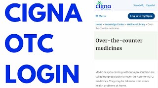 Cigna OTC Login: Sign in, Benefits, Catalog ⏬👇