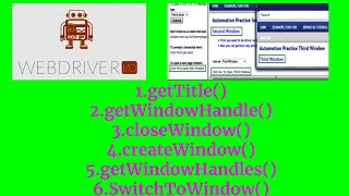 webdriverIO- Browser window handles