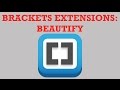 Brackets Extensions - Beautify