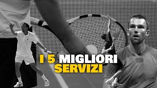 I 5 SERVIZI MIGLIORI della storia del TENNIS