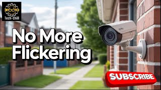 How to fix flickering image or lines on the screen of a CCTV camera