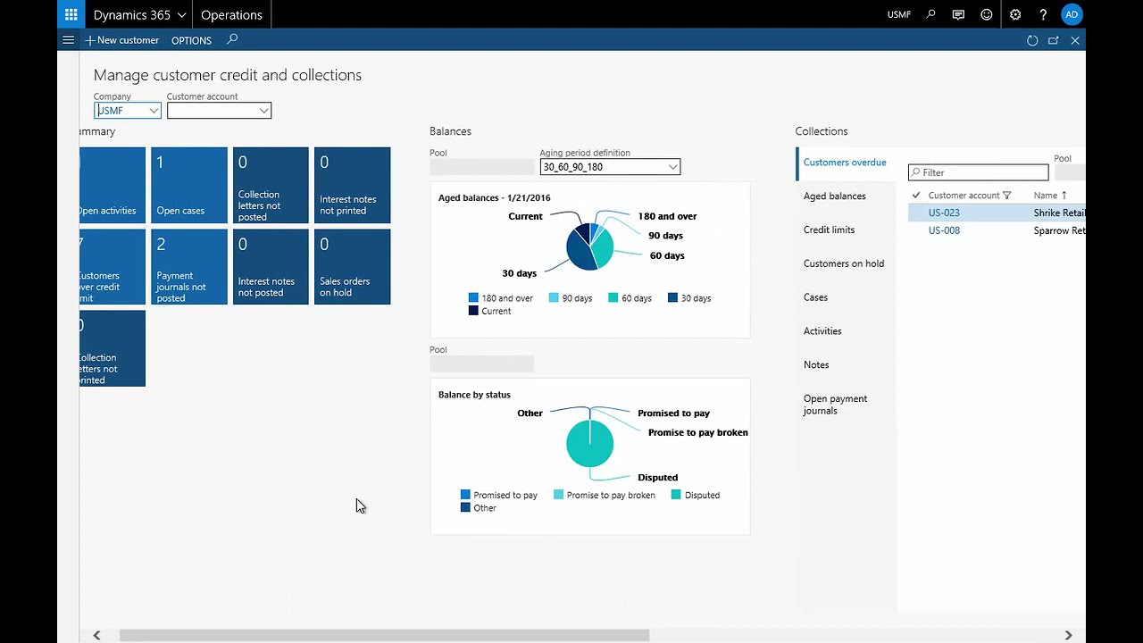 Microsoft Dynamics 365 For Operations Quick Look D365 Overview Youtube