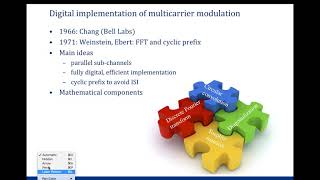 Wireless Communications: lecture 8 of 11 - OFDM