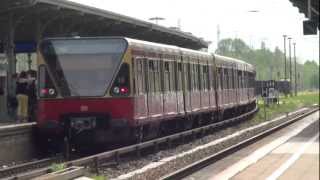 S-Bahn Berlin - Züge der BR480 in Schöneweide und Königs Wusterhausen HD