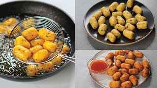 Crispy Potato Bites Recipe | Aloo Ka Nasta | Aloo Bites | Potato Bites | T'stove