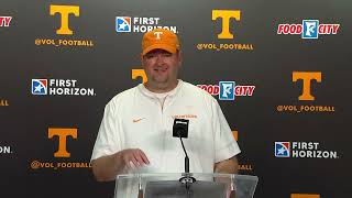 Josh Heupel reacts to Vols' win over Chattanooga | Tennessee Football