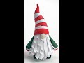 DIY 3D Christmas Gnome ☃️🎄🎅 | #shorts