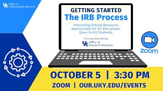 Workshop Series - Getting Started: The IRB Process