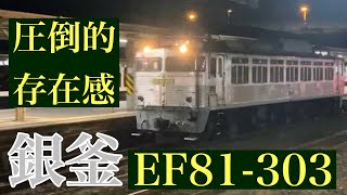 【銀釜登場！】銀釜ことEF81-303を撮影してきました！