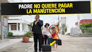 Padre no quiere pagar la manutención y su madre e hijo le dan una gran lección