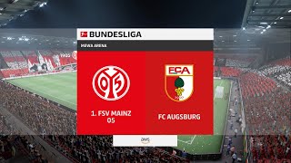 FSV Mainz 05 vs FC Augsburg (22/10/2021) 1. Bundesliga FIFA 22