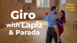 Giro with Lapiz for the Leader, Exit with Parada | Tango Intermediate